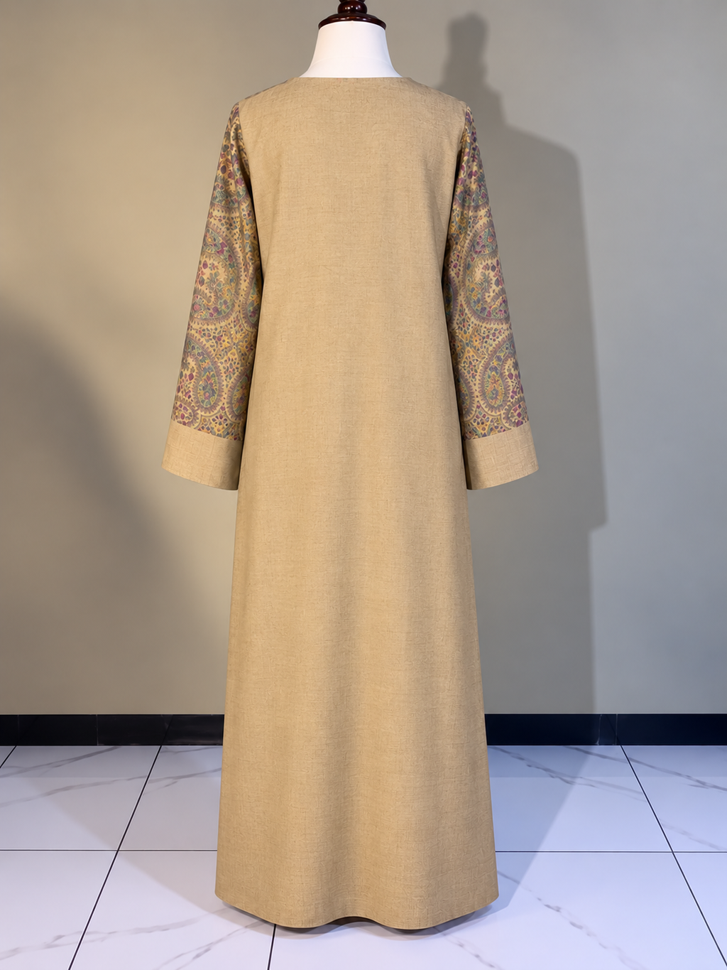 Skin Pashmina Handmade Embroidered Kaftaan