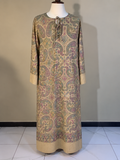 Skin Pashmina Handmade Embroidered Kaftaan