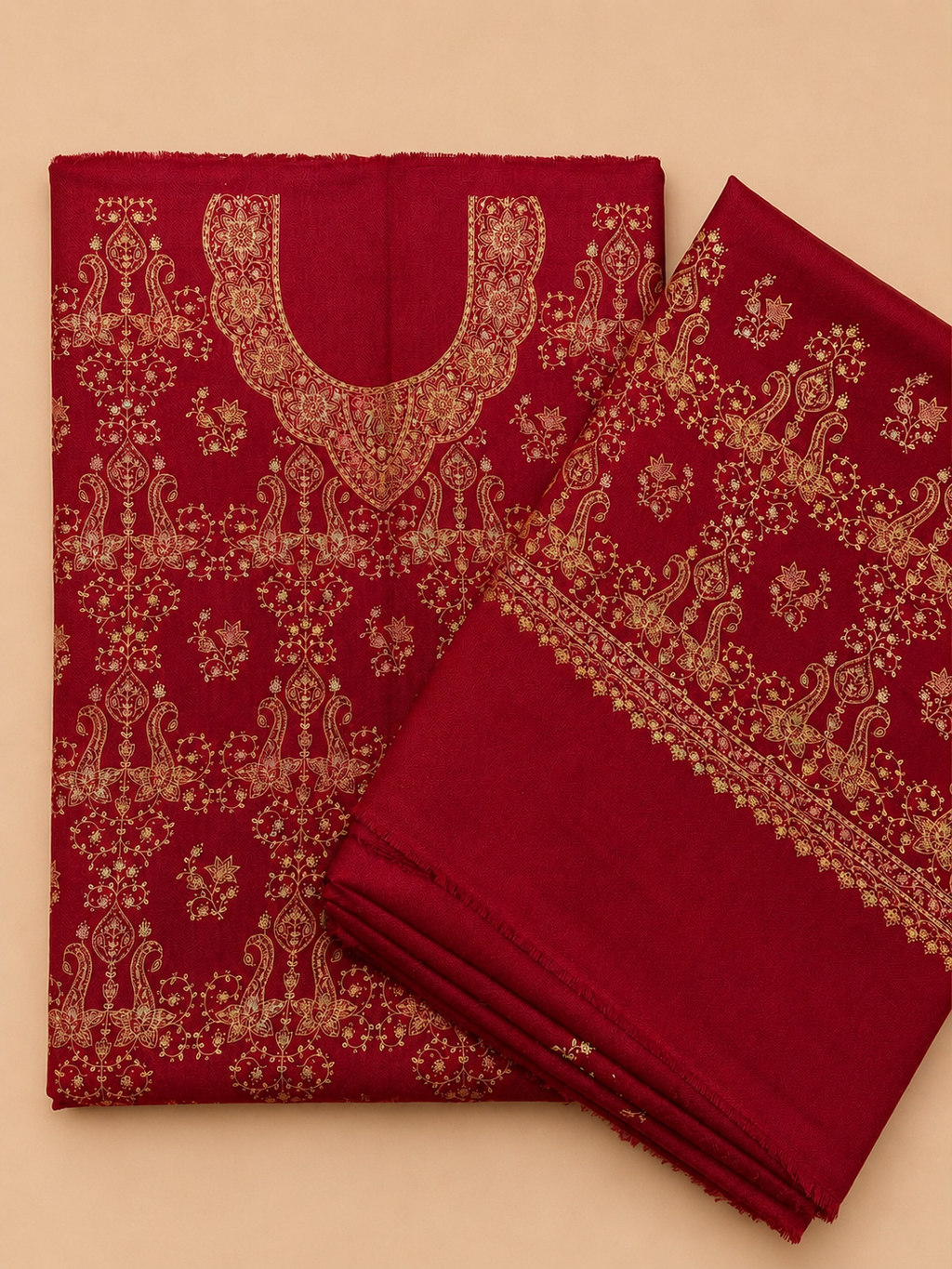 Pashmina Jaal Needle Work Suit