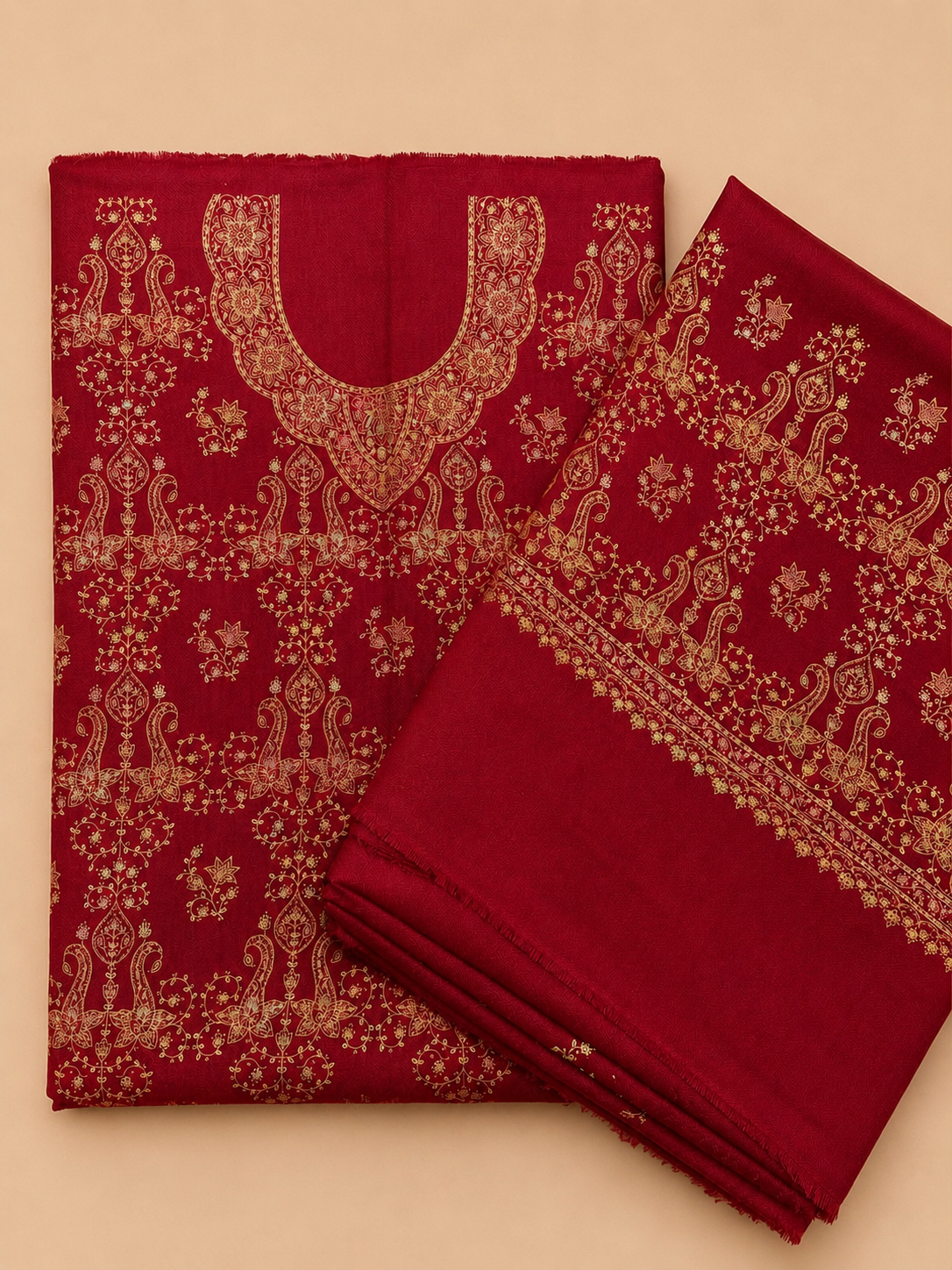 Pashmina Jaal Needle Work Suit