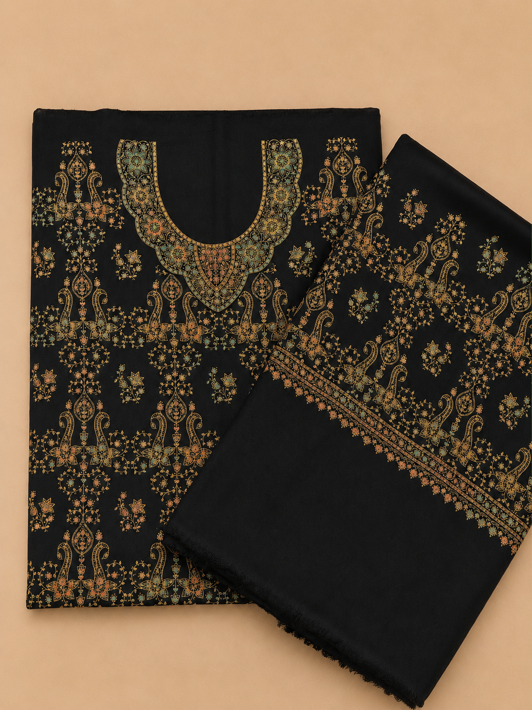 Pashmina Jaal Needle Work Suit