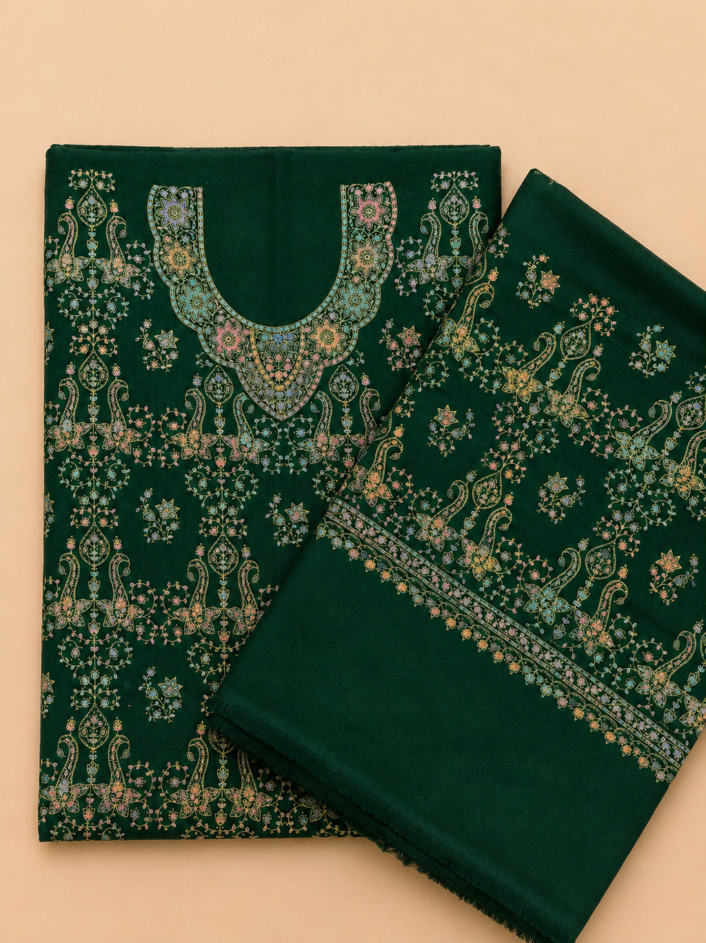 Pashmina Jaal Needle Work Suit