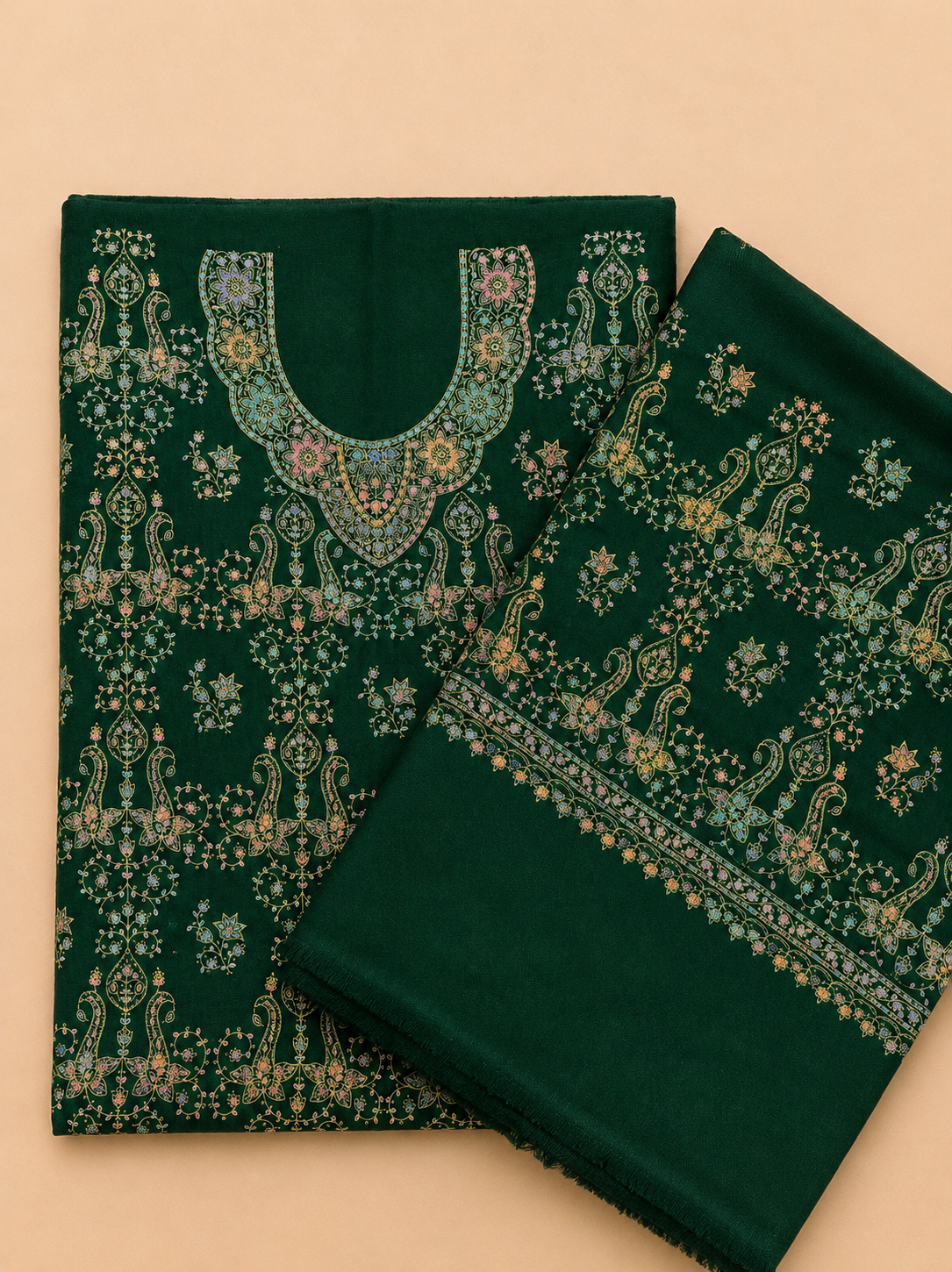 Pashmina Jaal Needle Work Suit