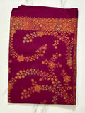 Pashmina Scarf | Hand Embroidery on Print