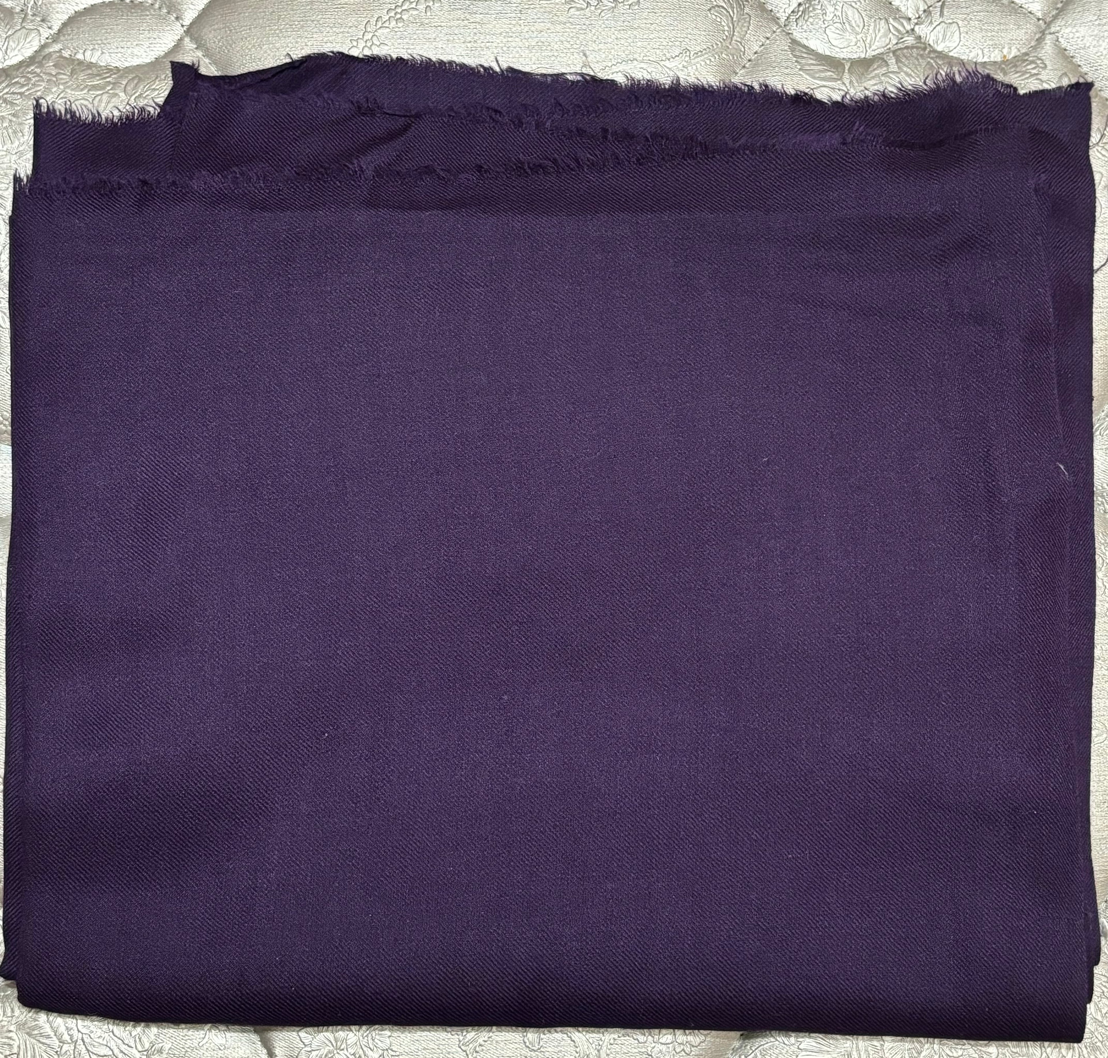 Purple Plain Pashmina Pure